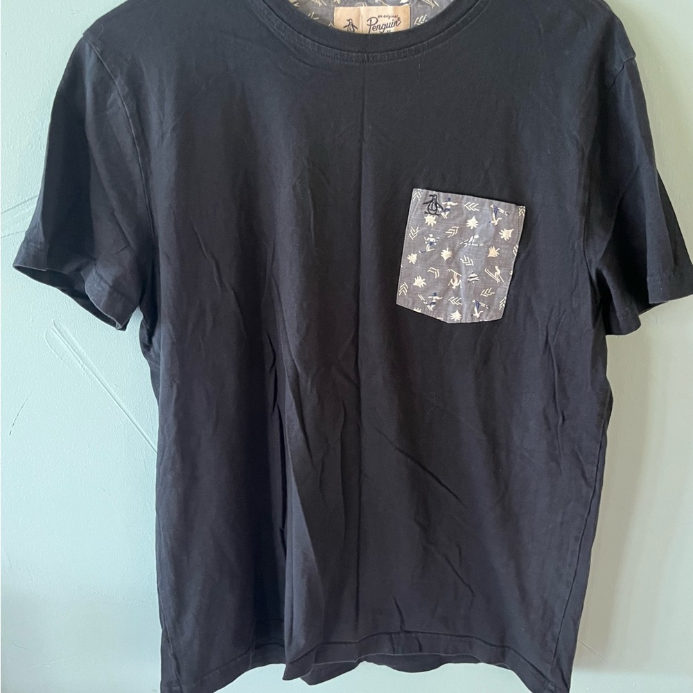 Original Penguin DARK SAPHIRE Men's Pocket Tee Size Large - Picture 1 of 6